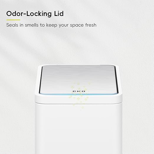 EKO Slim Small Bathroom Trash Can - Image 7