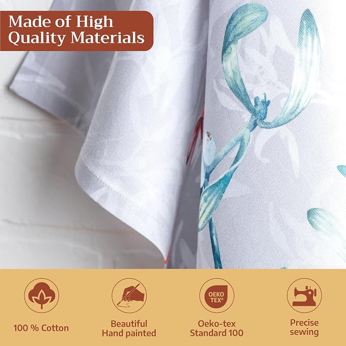 Maison d' Hermine Kitchen Towels Set of 3 Reusable 100% Cotton 27.50" x 20" - Image 3