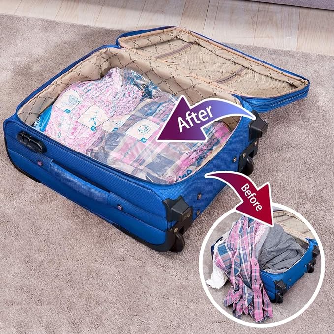 MEIQIHOME Vacuum Storage Bags, Space Saver Sealer Bags, Vacuum seal bags - Image 4
