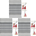 Max 30-Pack Space Saving Hangers, Reinforced Hooks Swivels 360°, Cascading by WONDERHANGER