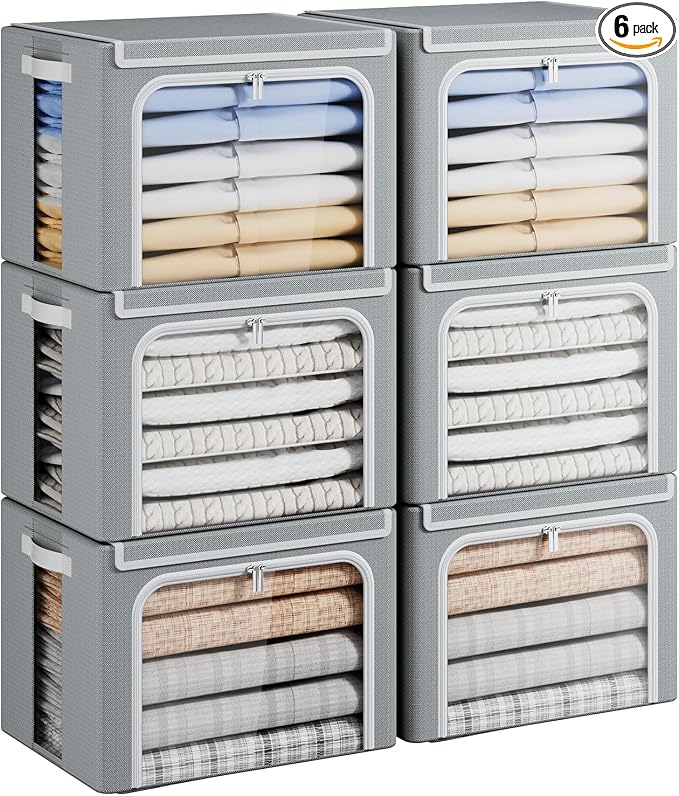 Yecaye Stackable Clothes Storage Bins by Yecaye
