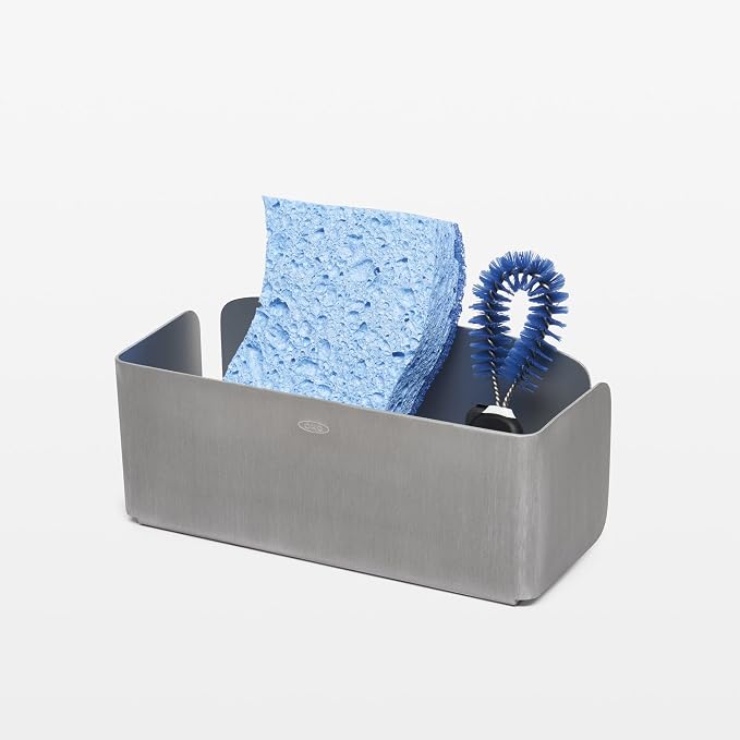 OXO Rust-Proof Aluminum Suction Sponge Holder - Image 6