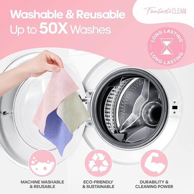 Fantasticlean Microfiber Cleaning Cloth Roll 120Pack - Image 9