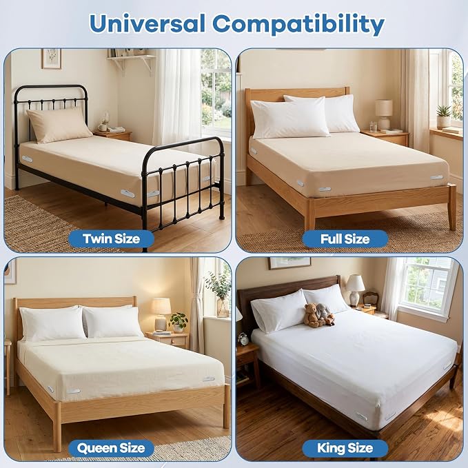 Bed Lock Sheet Holders, New Upgrade Sheet Straps Keep Sheets Firm & Tight - Image 5