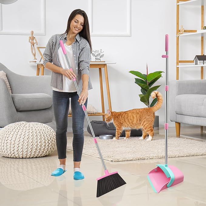 NACENA Broom and Dustpan Set - Image 7