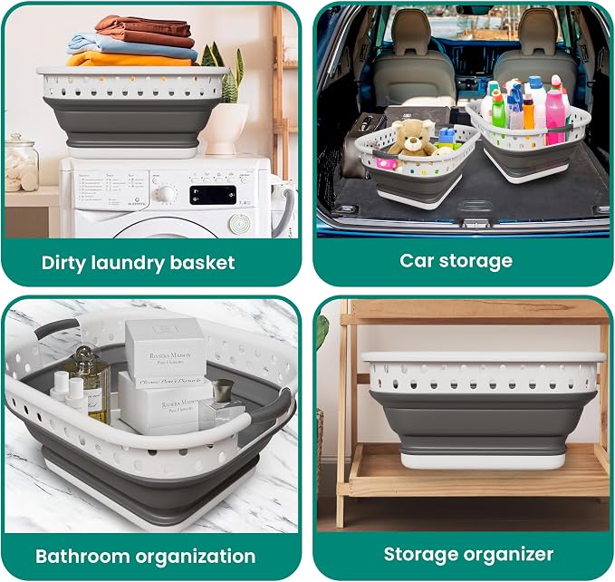 Ideality Shop Collapsible Laundry Baskets - Image 2