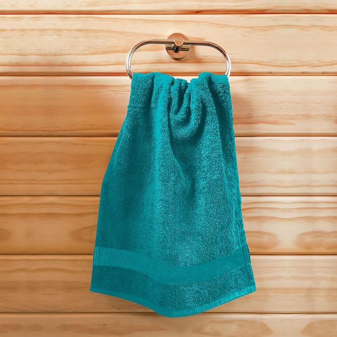 Utopia Towels Salon Towels, 16x27 in, 100% Cotton, Turquoise | Highly Absorbent - Image 6