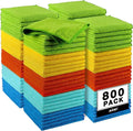 AIDEA Microfiber Cleaning Cloth-800PK, Microfiber Towels by AIDEAHOME