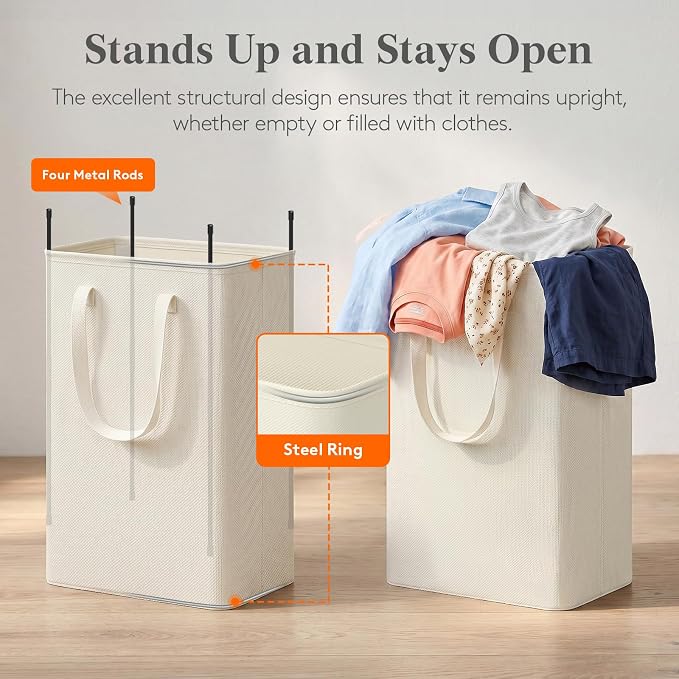 Lifewit Slim Collapsible Laundry Basket - Image 2