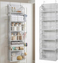 HOMELUX THEORY Over the Door Organizer, 100D Fabric Transparent 1pc by HomeluxTheory