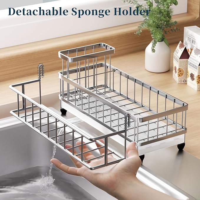 Consumest Sponge Holder for Kitchen Sink - Image 4