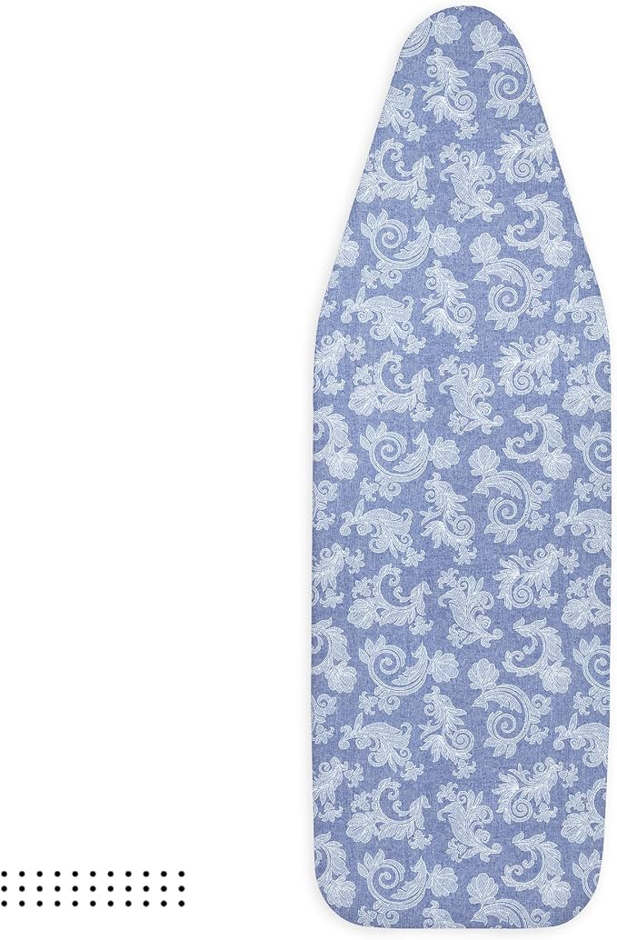 Encasa XO Padded Ironing Board Cover and Pad 54"x18" Blue - Image 6