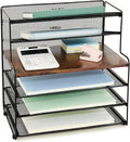 OPNICE Desk Organizer, 6-Tier Paper Organizer Letter Tray, Office Desk by OPNICE