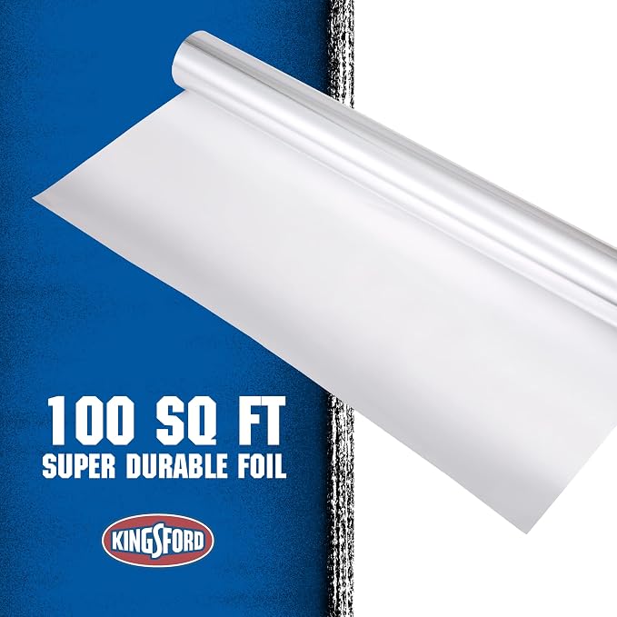 Kingsford Extra Wide Heavy Duty Aluminum Foil Roll, 18 In x 100 Sq Ft | - Image 4