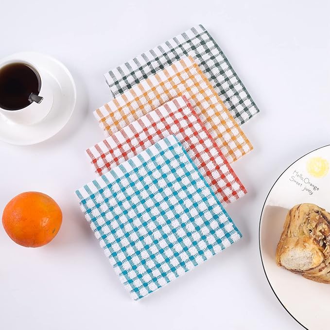 Oeleky Dish Cloths for Washing Dishes, Kitchen Washcloths Dishcloths - Image 6