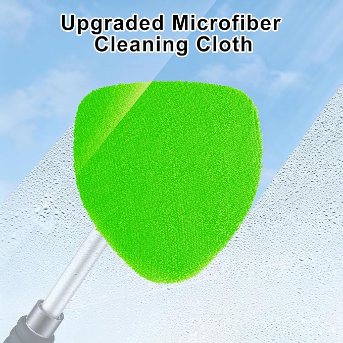 JUSTTOP Windshield Cleaner Tool, Car Interior and Exterior Window Cleaning Kit - Image 2