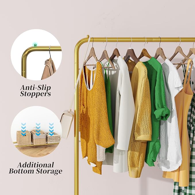 Simple Trending Standard Clothes Clothing Garment Rack - Image 6