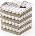 Homaxy Premium Cotton Kitchen Dish Cloths 12"x 12", 8 Pack by Homaxy