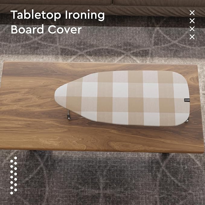 Encasa XO Ironing Board Cover and Pad, Thick Felt 28"x12" - Image 5
