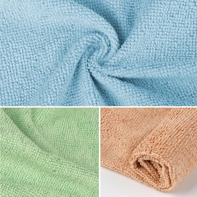 Orighty Washcloths Bulk, 50 Pack Microfiber Face Towels, 12x12 Inch - Image 2