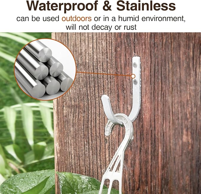 22LB Wall Hooks for Hanging Towel/Coat, for Outdoor, for Backpack - Image 5