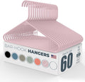 Plastic Hangers 50 Pack – Made in The USA – 6lb Capacity Standard Clothes by NeatiesHangers