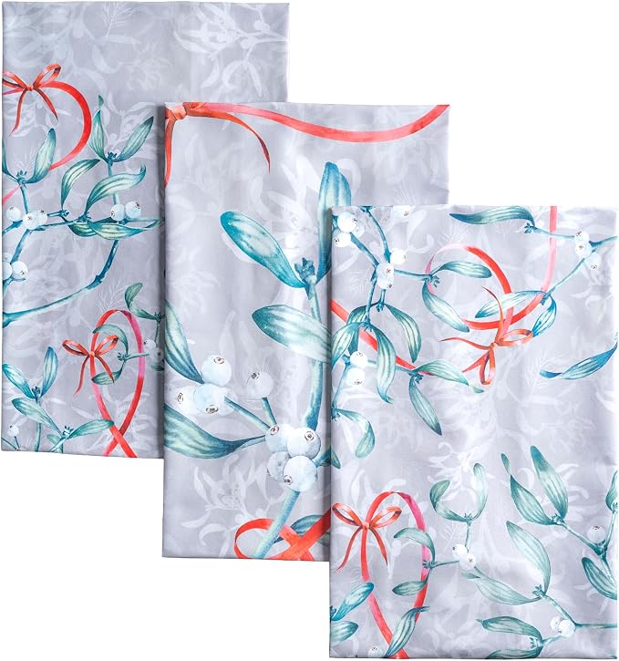 Maison d' Hermine Kitchen Towels Set of 3 Reusable 100% Cotton 27.50" x 20" by MaisondHermine