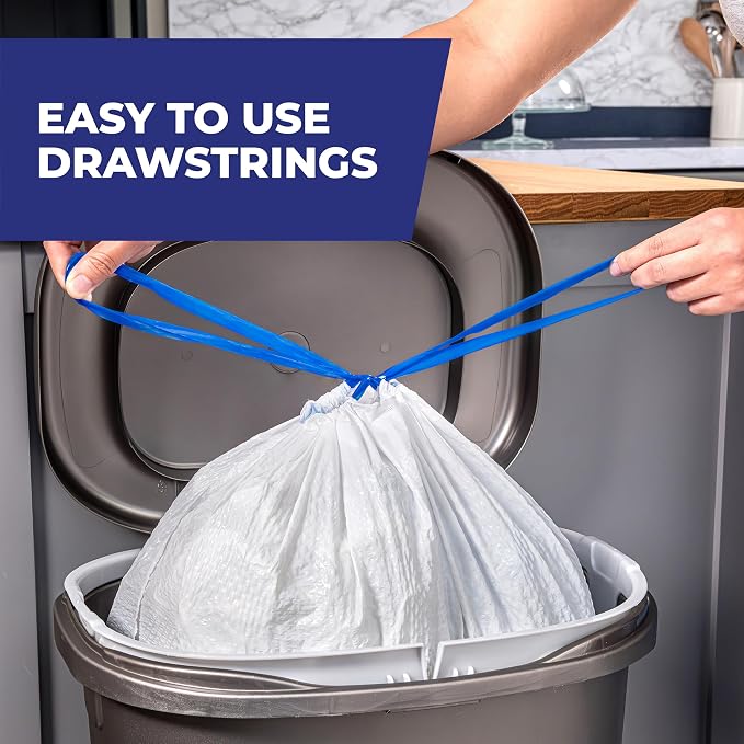 Hefty Ultra Strong 13 Gallon Trash Bags, Tall Kitchen Trash Bag's 13 Gallon Size - Image 5