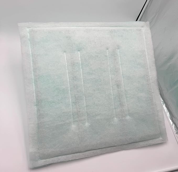 Spray Booth Intake Tacky Filter Panel, Internal Frame (20/case, 24" x 24")