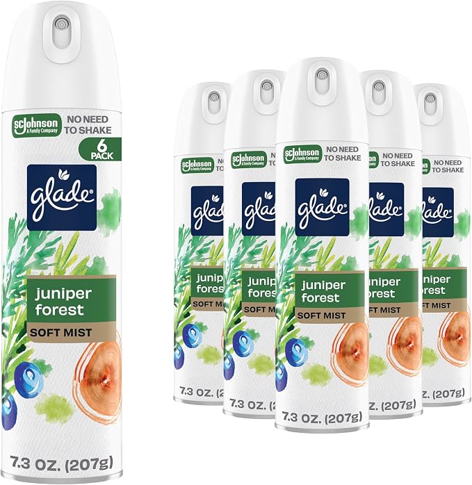 Glade Air Freshener Room Spray, Juniper Forest Scent, Odor Fighting to Deliver by Unknown