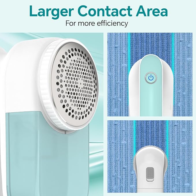 BEAUTURAL Fabric Shaver and Lint Remover, Portable Sweater Defuzzer | 2 Speeds - Image 3