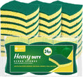 ORIGHTY Heavy Duty Scrub Sponges Kitchen Sponge, 24 Pack Cleaning Sponges | by AllRightinOrighty