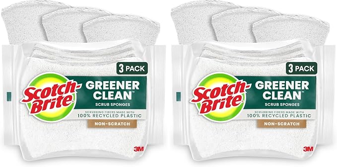 Scotch-Brite Greener Clean Non-Scratch Scrub Sponge, Sponge by Unknown