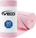 Veco Microfiber Cleaning Cloth Roll 80 PCS by Veco