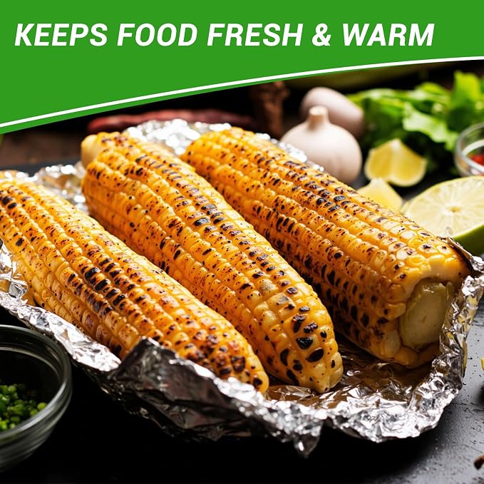 Aluminum Foil Sheets, Hot Dog or Sandwich Wrap, Food Storage, Restaurant - Image 7