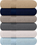 KAHAF Collection 6-Pack Bath Towels by KAHAF+COLLECTION