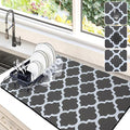 Dish Drying Mat for Kitchen Counter, Non-slip Drying Mat for Coffee Machine by Etomiel