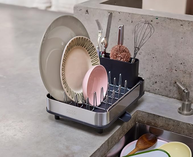 Joseph Joseph Extend Slim Steel Expandable Dish Drying Rack - Image 3