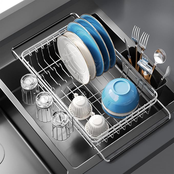 Delamu Over The Sink Dish Drying Rack by DELAMU