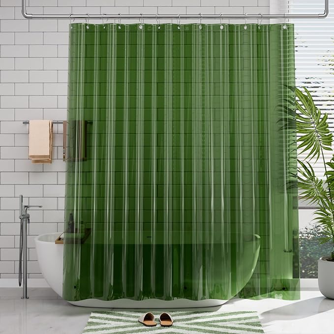 AmazerBath 72x78 Long Shower Curtain Liner, Waterproof PEVA Shower Liner - Image 9