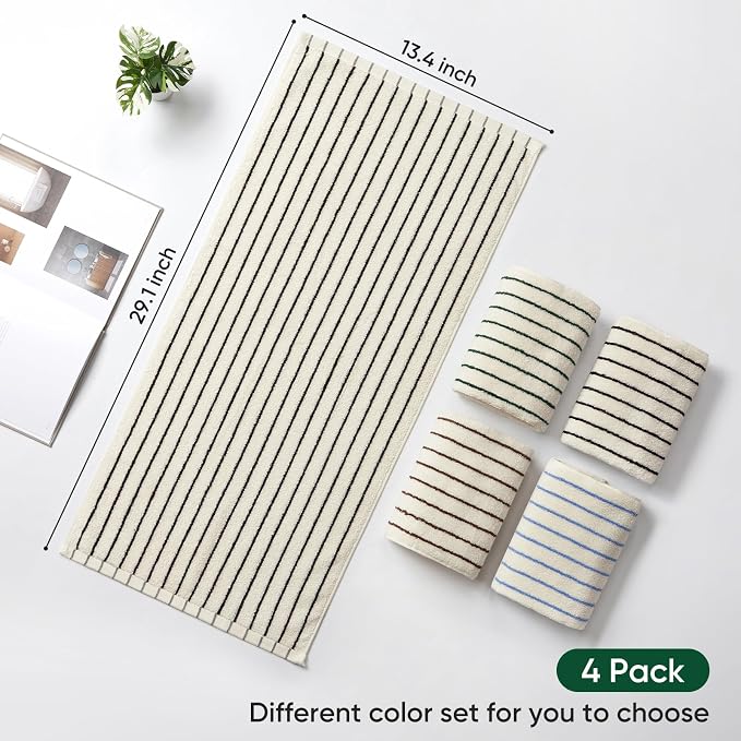Striped Kitchen Towels for Family: Decorative Classic - Image 4
