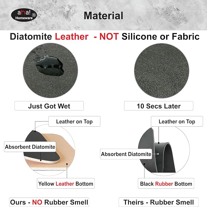 Customizable Faucet Mat Kitchen: AHA HOMEWARE Diatomite Rubber Kitchen Sink - Image 5
