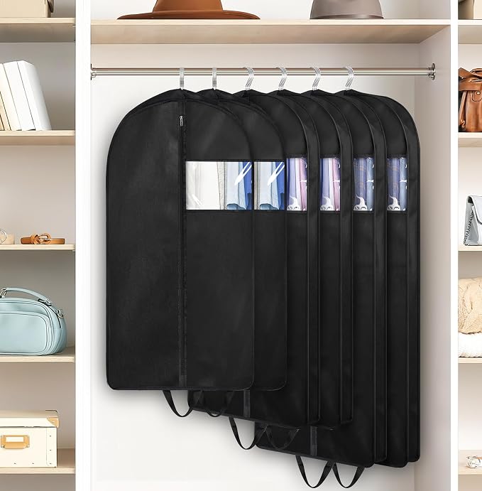 KIMBORA 35" Garment Bags for Hanging Clothes Travel - Image 8