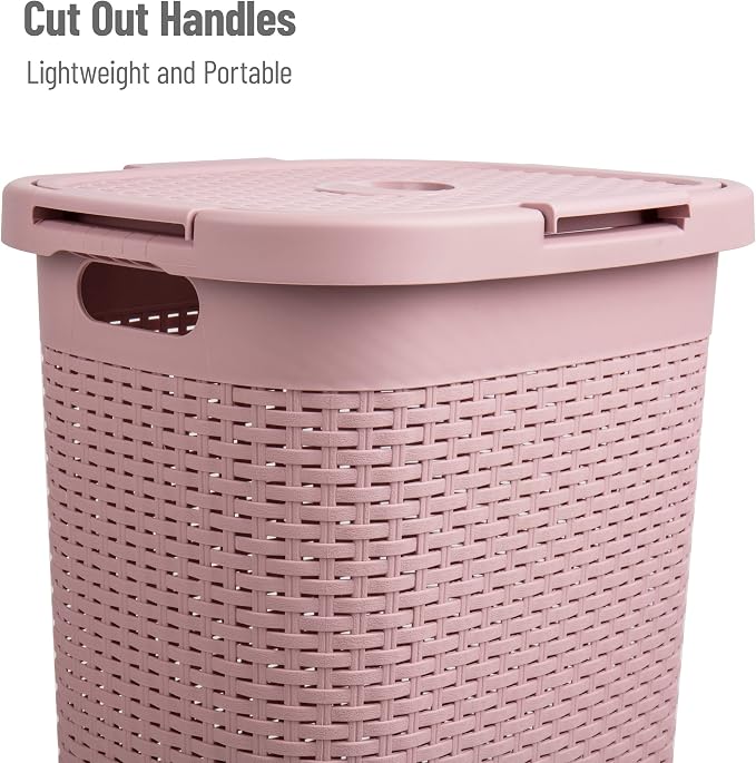 Mind Reader Slim Laundry Hamper - Image 4