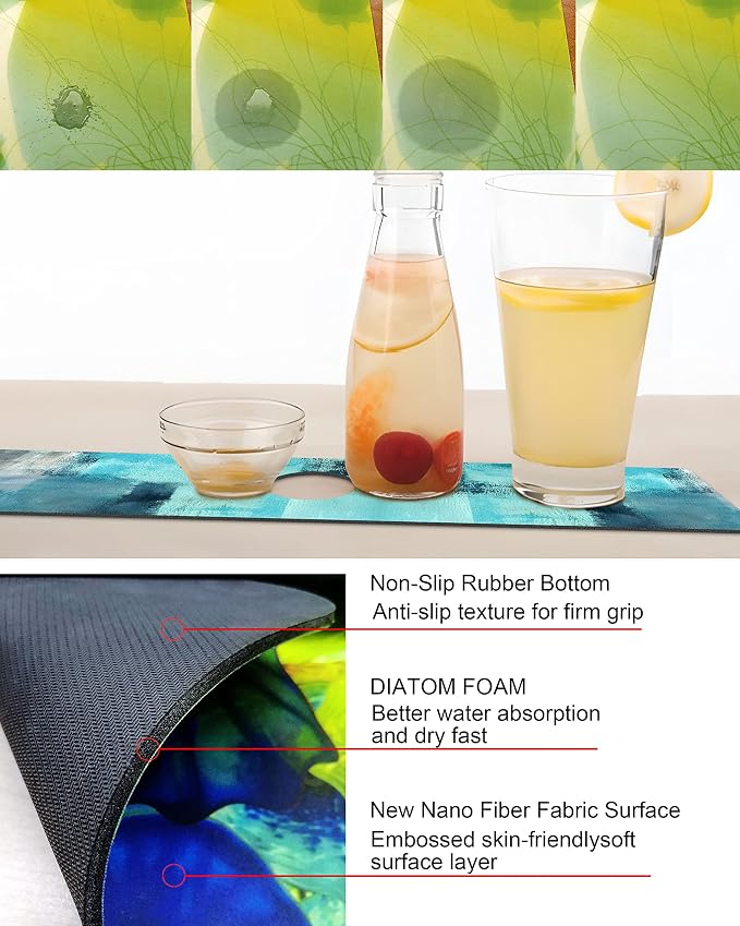Kitchen Sink Splash Guard Faucet Mat Super Absorbent Fast Drying Mat Sink - Image 3
