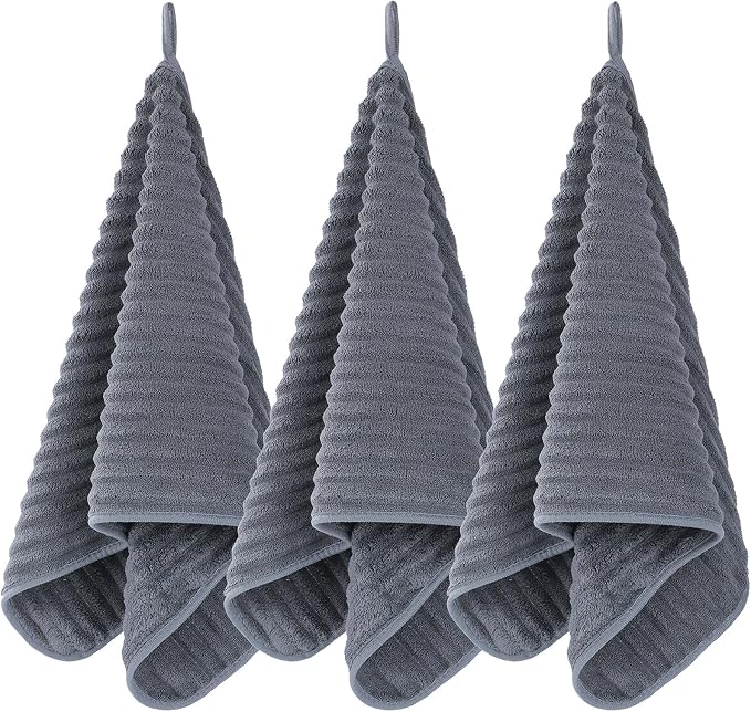 Luxury 3-Piece Quick-Dry Bath Towel Set – Ultra Soft Microfiber Towels | Hand by Bedvcaty