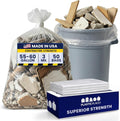 Plasticplace Contractor Trash Bags 55-60 Gallon, Heavy Duty Garbage Bags by Plasticplace