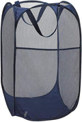Pop up Laundry Hamper, Foldable Mesh Clothes Hamper by Buenod