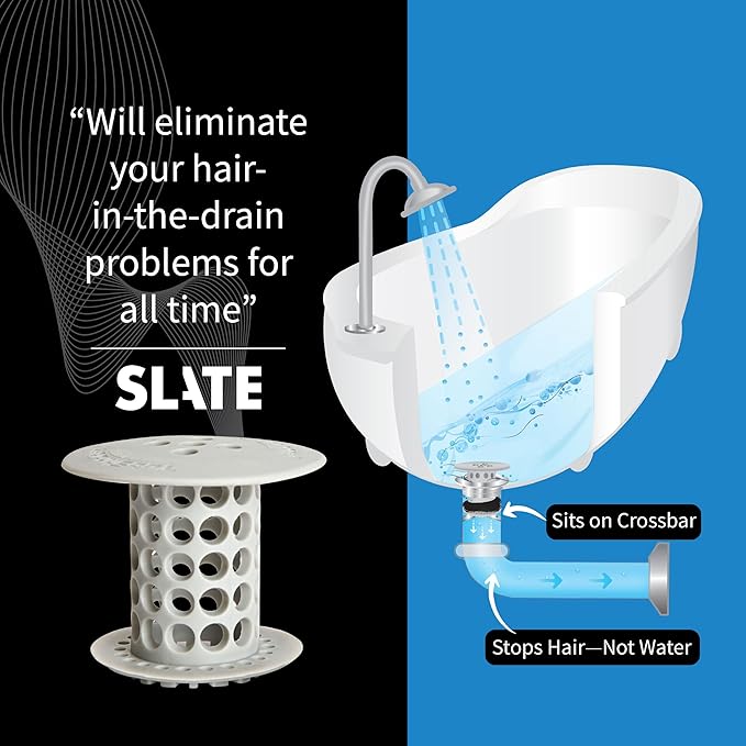 TubShroom Bathtub Drain Hair Catcher – in-Drain Tub Strainer & Clog Prevention - Image 4