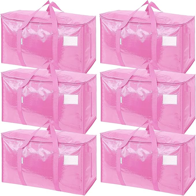 TICONN 6 Pack Extra Large Moving Bags Heavy Duty by TICONN